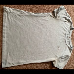 LIGHT BLUE under armour top